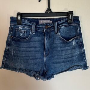 Just USA Women's Dark Blue Jean Shorts